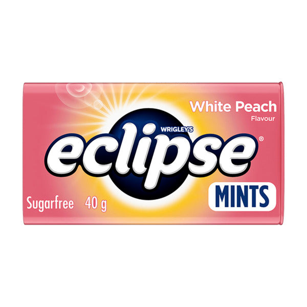 Eclipse White Peach Mint Tins 40g x 12 Tins