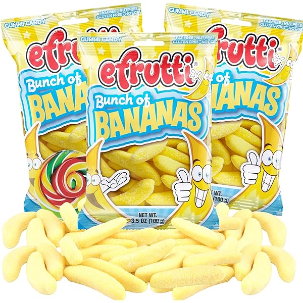 Efrutti Bunch of Bananas 100g X 12 Bags