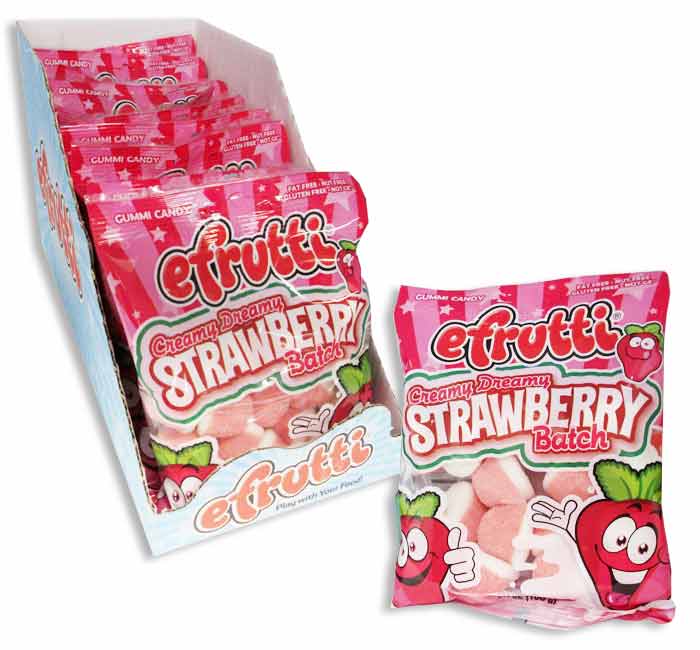 Efrutti Creamy Dreamy Strawberries 100g X 12 Bags