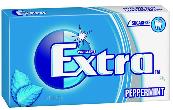 Extra Peppermint Gum 27g X 24 Units