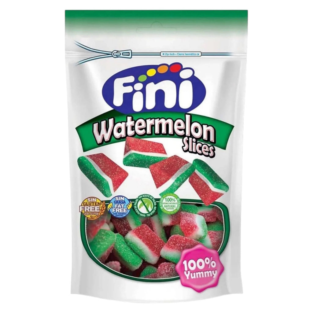 UK Fini Sour Watermelon Slices 150g X 16 Pouches
