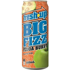 NZ Fresh Up Big Fizz Feijoa Burst 500ml x 12 Cans