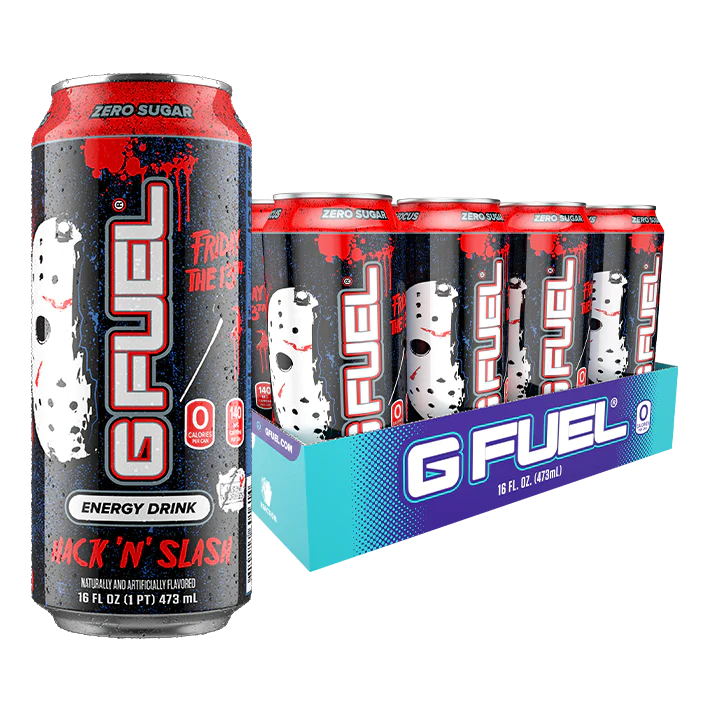 G FUEL Friday the 13th - Citrus Splash  Performance Energy Drink 473ml X 12 Cans