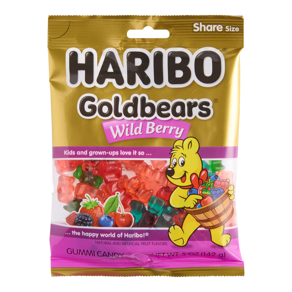 US Haribo Gold Bears Wild Berry Bags