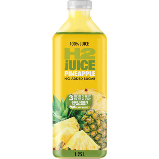 H2Juice Pineapple 1.25L X 6 Bottles