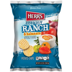 Herrs Creamy Ranch & Habanero 170g X 12 Bags