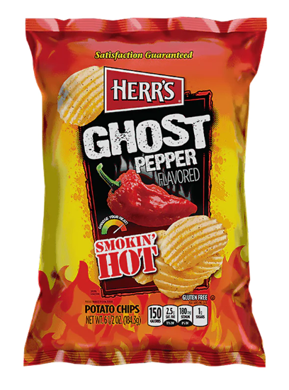 Herrs Ghost Pepper 170g X 12 Bags