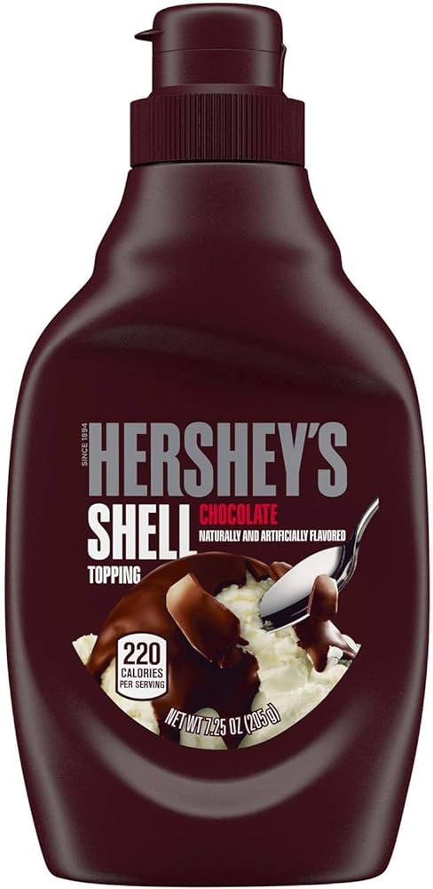 Hershey's Chocolate Shell Topping 205g X 1 Bottle
