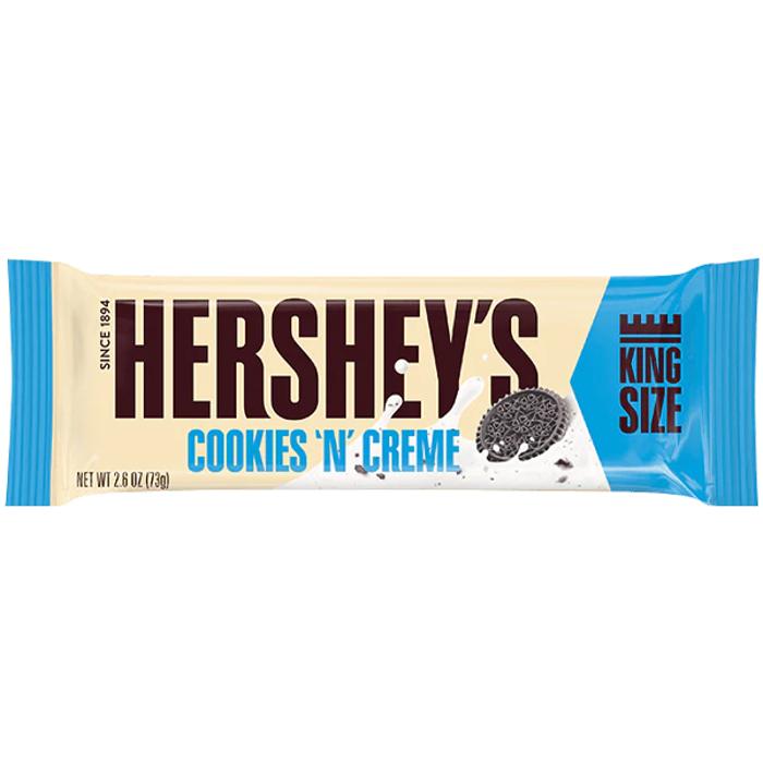 US Hershey's Cookies n Crème King Size 73g X 18 Units