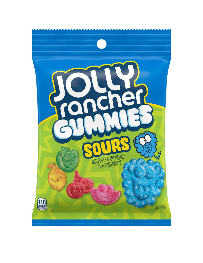 Jolly Rancher Gummies Sours 184g x 12 Bags