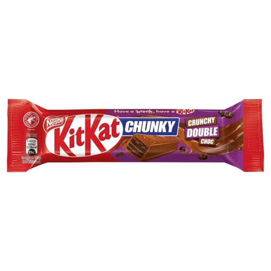 UK Kit Kat Chunky Double Choc 42g X 24 Bars