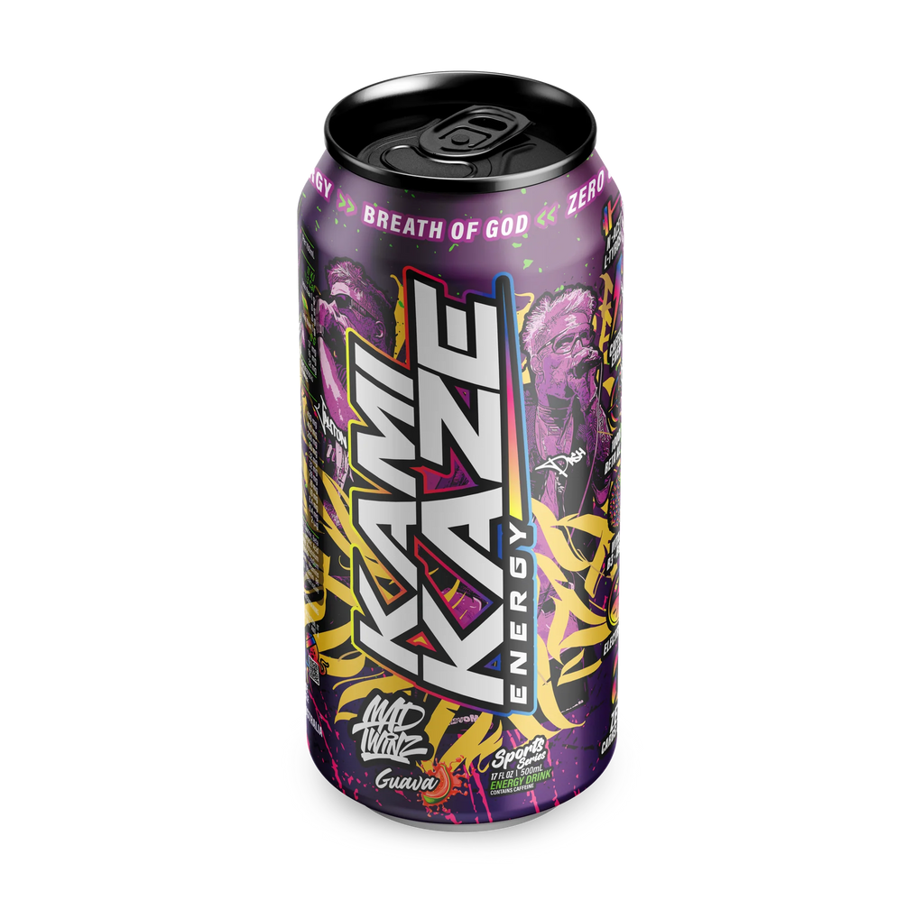 KAMIKAZE GUAVA ENERGY 500ML X 12 CANS