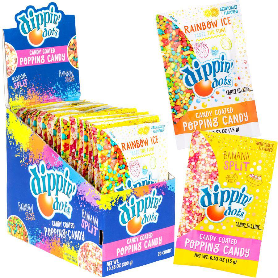 US KoKo's Dippin' Dots Coated Popping Candy 15g X 20 Units