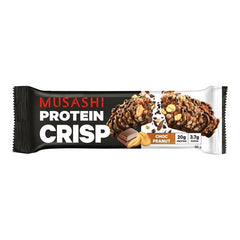 Musashi Protein Crisp Choc Peanut 60g x 12 Bars