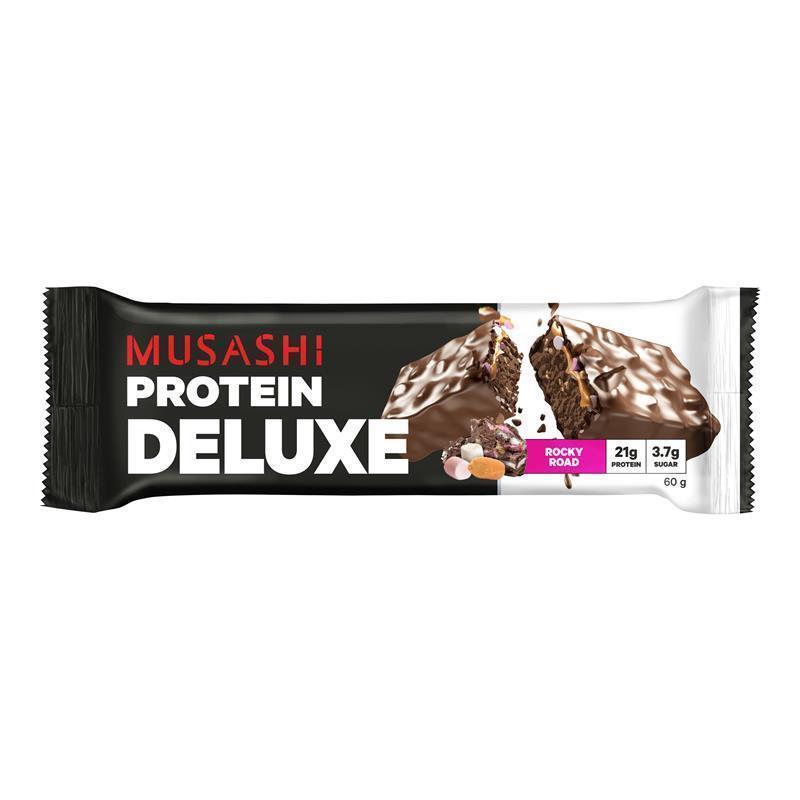 Musashi Protein Deluxe Rocky Road 60g x 12 Bars