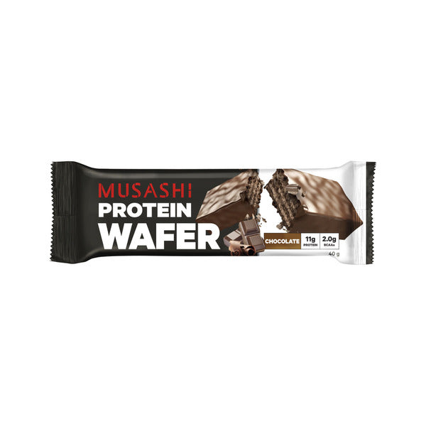 Musashi Protein Wafer Chocolate Bar 40g x 12 Bars