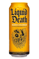 Liquid Death Mango Chainsaw Sparkling Water 500ml X 12 Cans