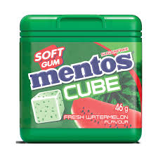 Mentos Watermelon Cube 46g x 4units