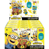 Toy Minions Milk Chocolate Wonderball 25g X 12 Units - Remas Distributions Pty Ltd