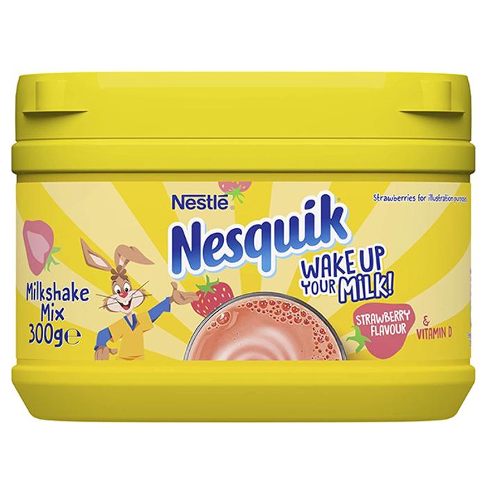 UK Nesquik Strawberry Milkshake Mix 300g x 10 Units