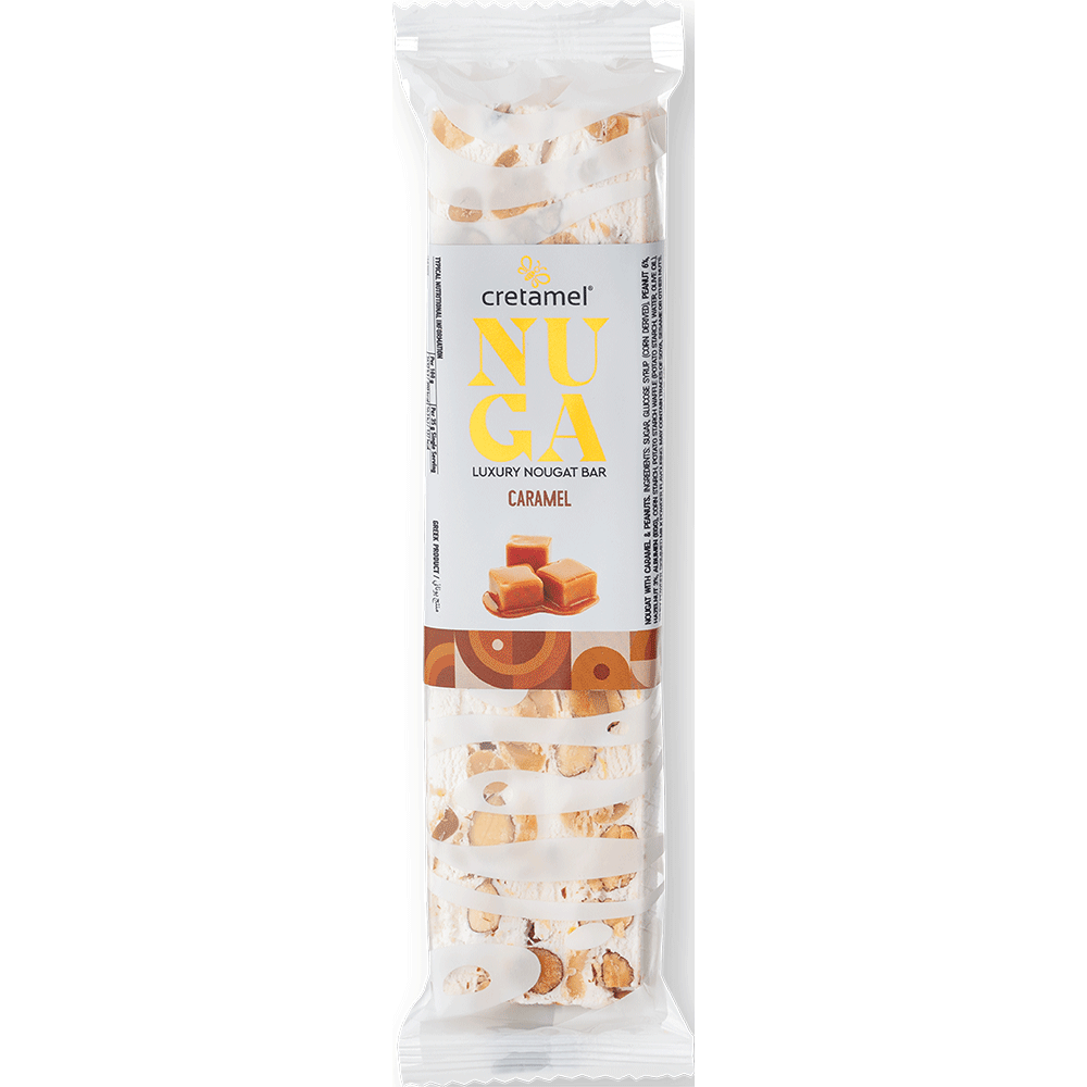 Nuga Nougat Bar with Caramel 70g x 15 Bars