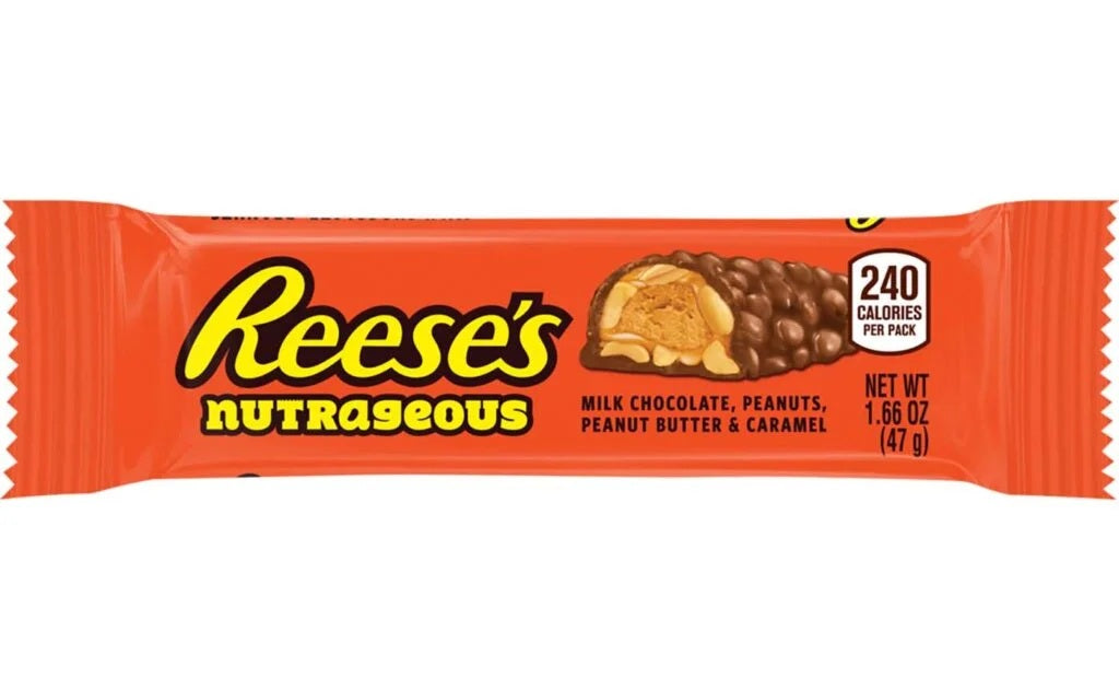 US Reese's Nutrageous 47g X 18 Bars