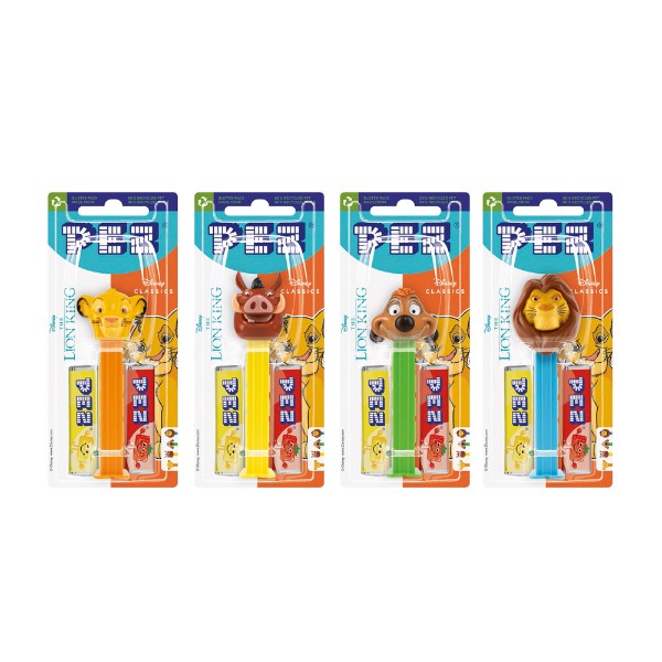 Pez Dispenser Lion King 17g X 6 Units