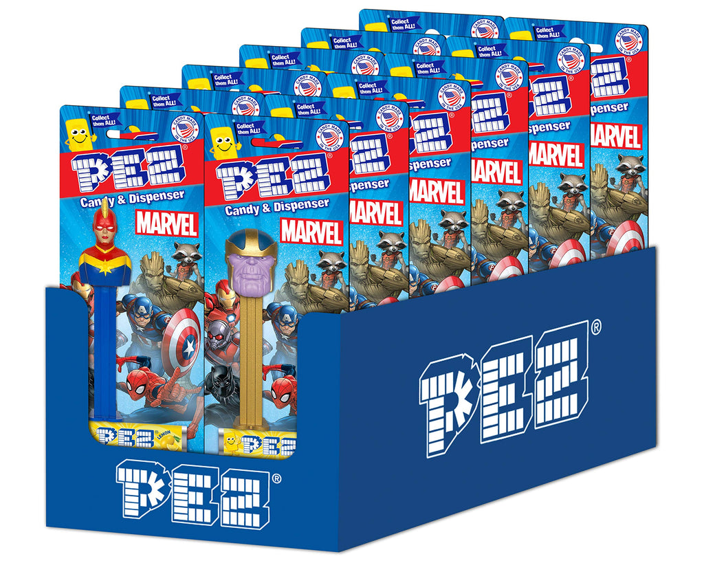 Pez Dispenser Marvel Universe 17g X 6 Units