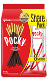 Pocky Share Pack Chocolate 176g X 5 Bags (8 Sachets Per Bag)