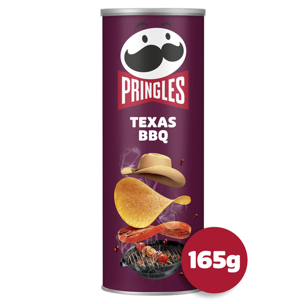 UK Pringles Texas BBQ Sauce 165g X 6 Cans