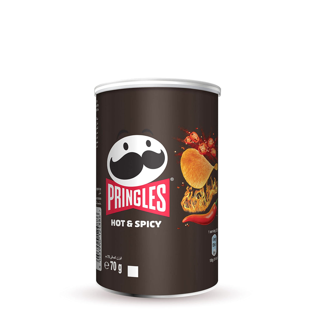 UK Pringles Hot and Spicy 70G X 12 Cans