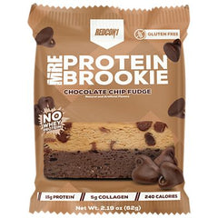 US MRE PROTEIN BROOKIE CHOCOLATE CHIP FUDGE 62g X 12 UNITS