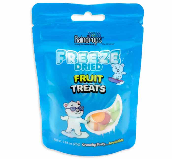 Raindrops Freeze Dried Fruit Treats 25g X 12 Units