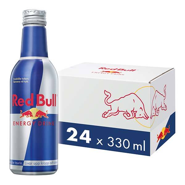 Redbull Energy Drink Aluminum Bottles 330ml x 24 Bottles