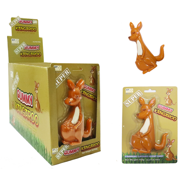 Super Kangaroo Gummy Bear 150g X 12 Units