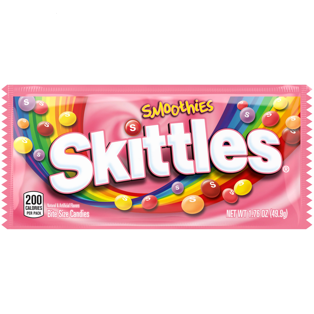 US Skittles Smoothies 49.9G X 24 Bags