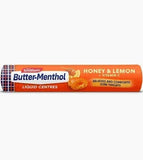Butter-Menthol Liquid Centres Honey & Lemon 50g x 24 Units