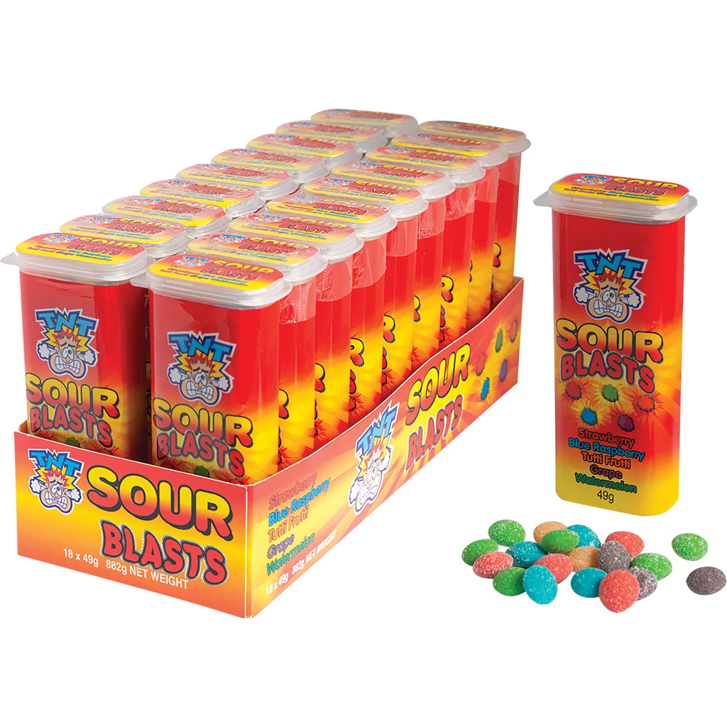 TNT Sour Blasts 49g x 18 Units