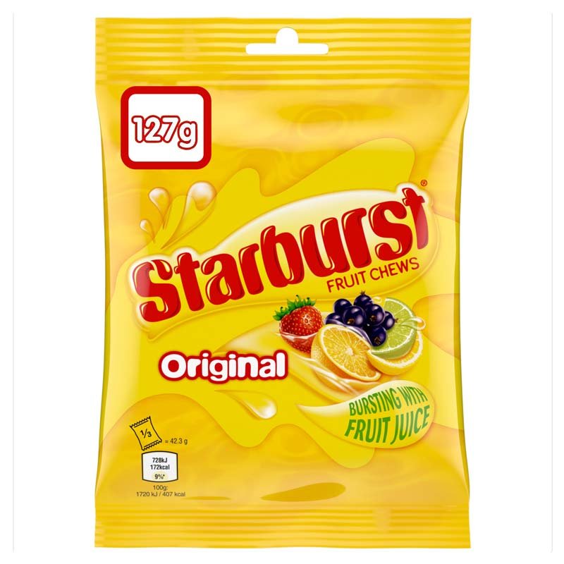Starburst Original Fruit Chews 127g x 12 Bags