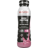 Musashi High Protein Shake Strawberry Milkshake 375ml X 6 Bottles