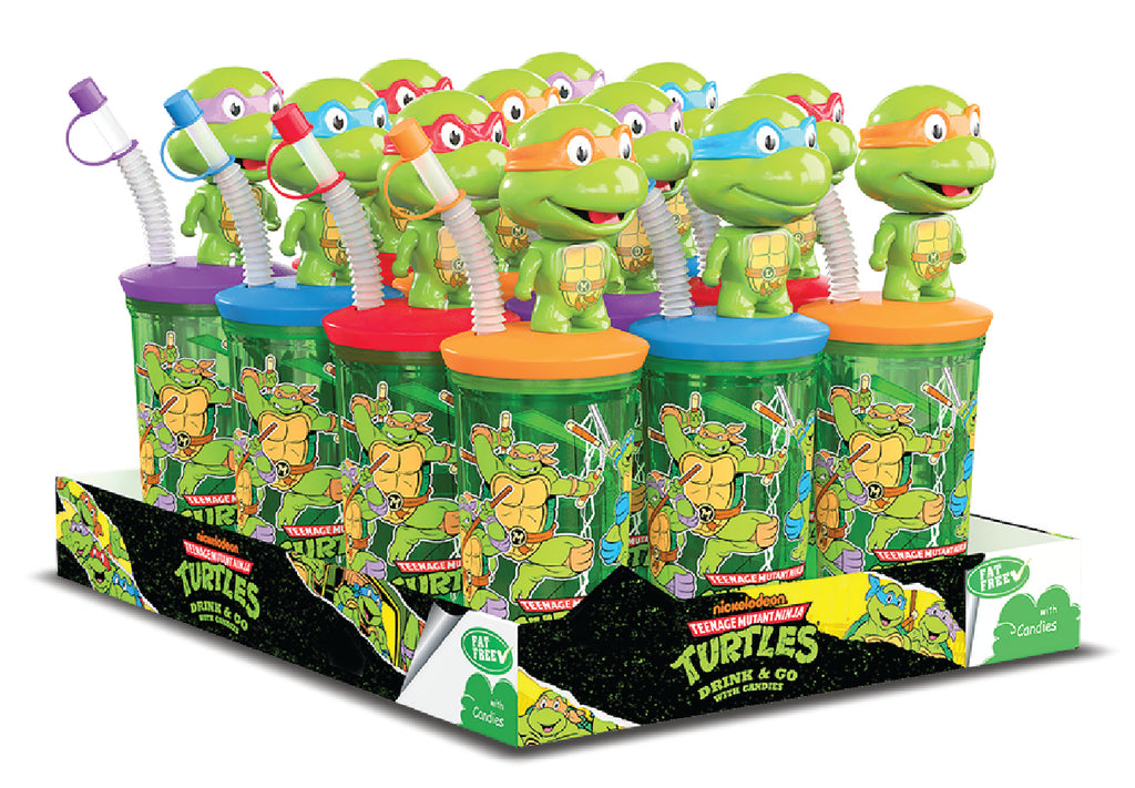 Toy Drink n Go Character Tumblers TMNT Ninja Turtles 10g X 12 Units