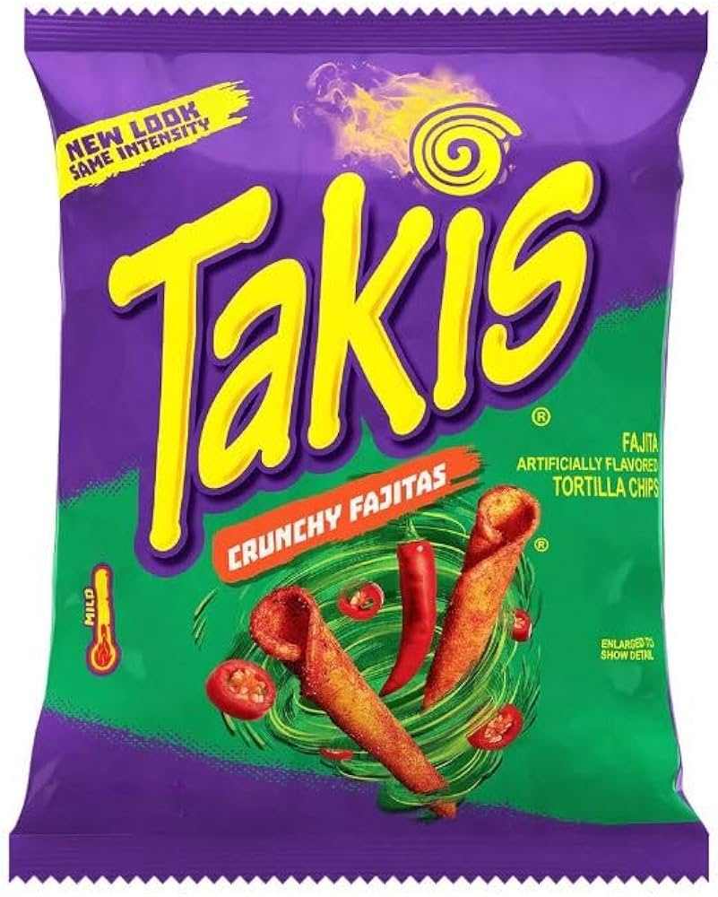 US Chips Takis Crunchy Fajita 92.3g X 20 Bags