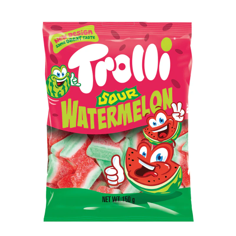 Trolli Sour Watermelon 150g X 10 Bags