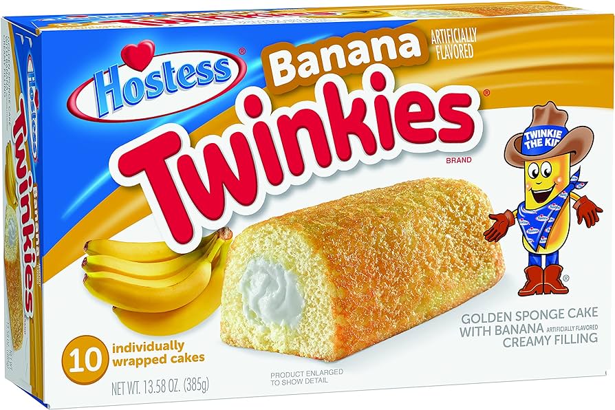 Hostess Twinkies Banana 385g X 6 Boxes