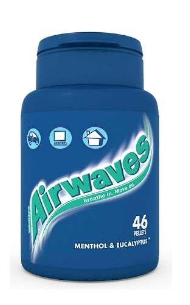 UK Airwaves Menthol and Eucalyptus 46 Pcs x 6 Bottles