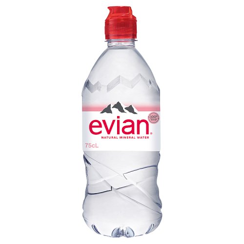Evian Water Sportscap 750ML x 12 Bottles