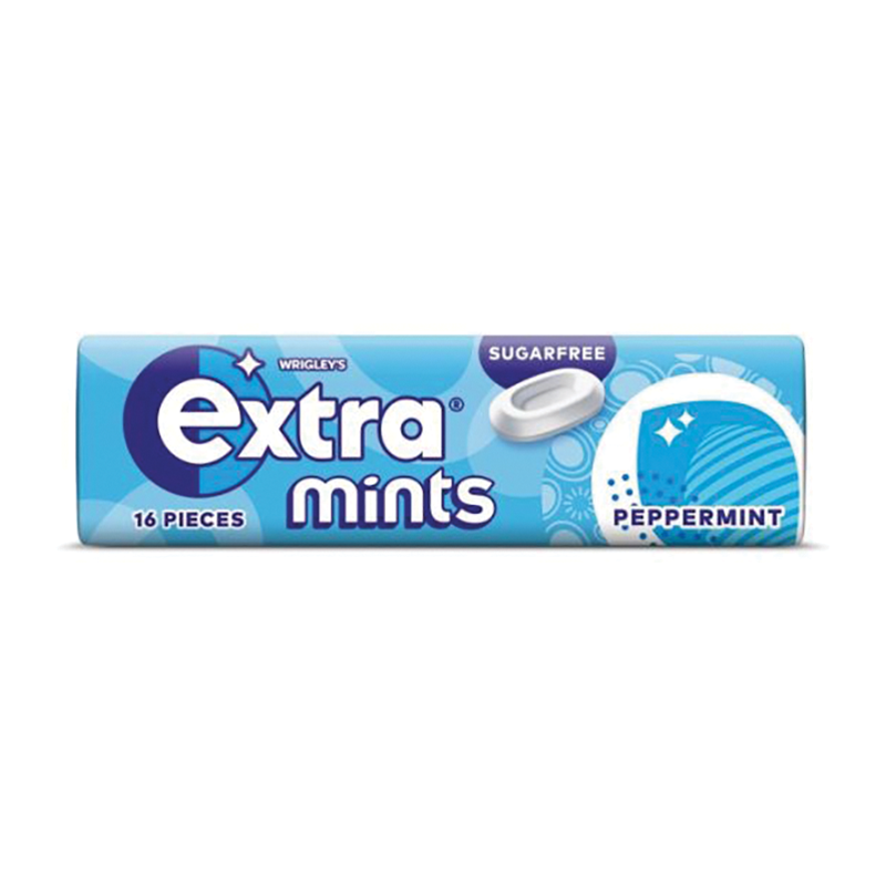 UK Extra Peppermint Roll 16pcs X 24 Units