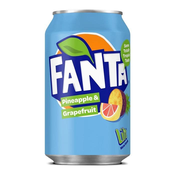 UK Fanta Pineapple and Grapefruit 330ml X 24 Cans