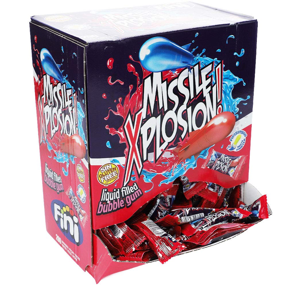 UK Fini Missile Explosion Bubblegum x 200 pieces