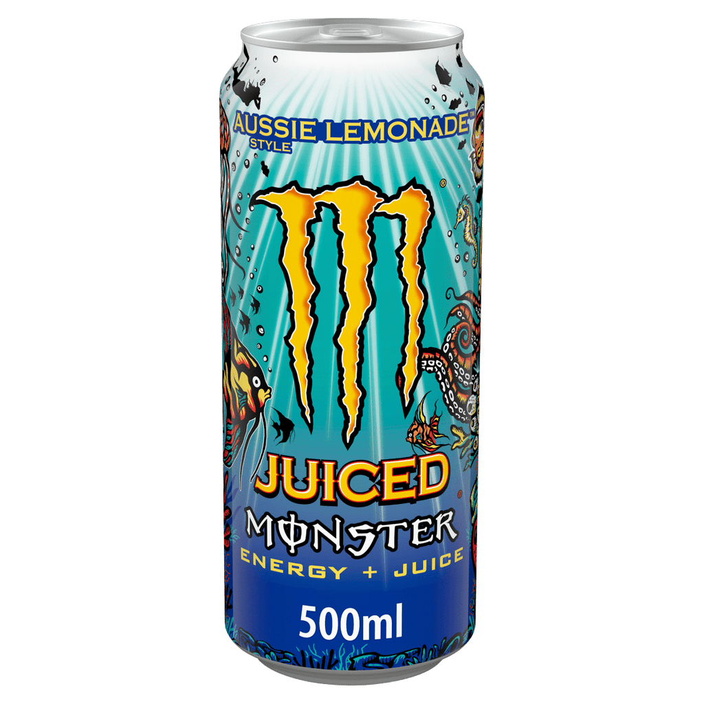 UK Monster Aussie Lemonade 500ml X 12 Cans